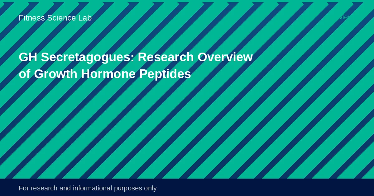 A detailed diagram of the hypothalamic-pituitary axis illustrating how GH secretagogue peptides stimulate growth hormone release pathways
